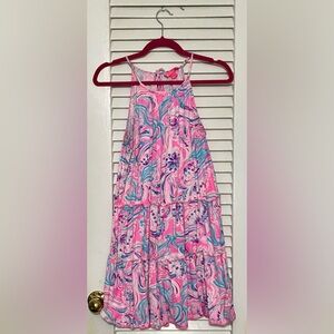 GUC Lilly Pulitzer Pink Midi Dress Size 6